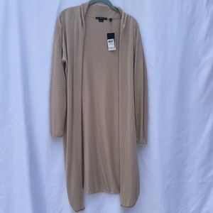 Guess long sleeve tan cardigan